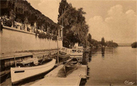 Le port du restaurant "La Pergola"