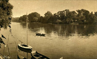 L'île de Platais (Physiopolis), vue de la Seine