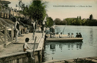 Plongeon dans la Seine