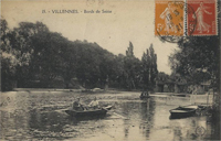 Canotage sur le petit bras de la Seine