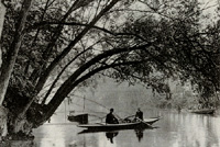 Canotage sur le petit bras de la Seine/(illustration de la notice sur le lotissement de l'île)