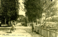 Le chemin du bord de Seine vers Médan