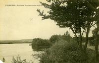 Le bout de l'île,vu du chemin/de halage vers Médan