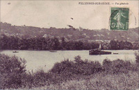 Péniche à vapeur/sur le grand bras de la Seine