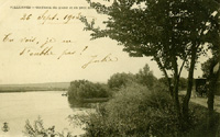 La pointe de l'île et le chemin du bord de Seine/de Médan à Villennes