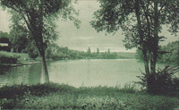 La Seine, vue de la pointe de l'île