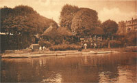 Le port du restaurant "Les Tilleuls"