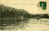 Pêcheurs sur le grand bras de la Seine,/près des Bigochets