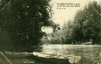 Barques sur le petit bras de la Seine