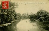 Le petit bras de la Seine, vu du pont