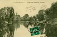 Le petit bras de la Seine/au niveau de la Nourrée
