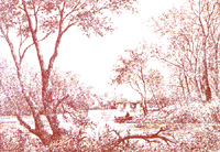 Le petit bras de la Seine (gravure)