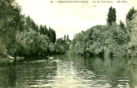 Vue sur le petit bras de la Seine