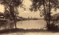 La pointe de l'île de Villennes