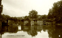 Le pont de l'île, avant sa consolidation