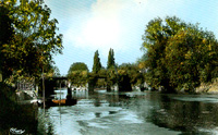 Le pont, vu du port
