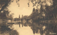 Le petit bras de la Seine et le pont