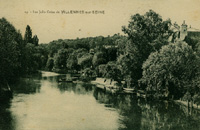 Le petit bras de la Seine et le port,/vus du pont