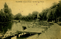 Le port de l'hôtel-restaurant "Les Tilleuls"
