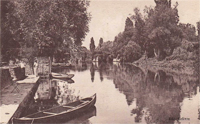Le petit bras de la Seine, le port et le pont