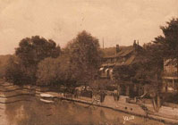 La villa "La Pêcherie", en bord de Seine