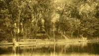 Villas accessibles en bateau,/ par la Seine