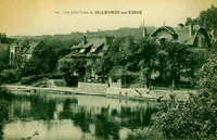 Les villas de la rue du Pont,/vues de l'île