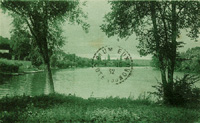 La Seine, vue de la pointe de l'île