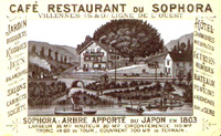 L'hôtel-restaurant du Sophora (carte publicitaire)