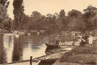 Le port du restaurant "Les Tilleuls"