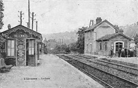 L'ancienne gare, vue des voies