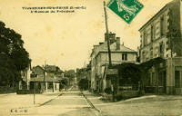 L'avenue du Président entre le Sophora/et l'hôtel-restaurant "Le Berceau"