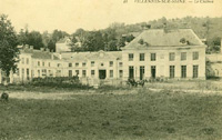 Carriole devant le château