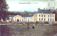 Le château de Villennes/(façade et pavillon de droite)