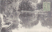 Pecheur sur le petit bras de la Seine