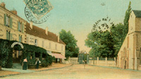 L'église et l'hôtel-restaurant du Berceau/(maison Roger)