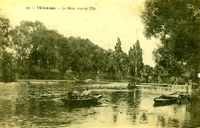 Rameurs, près du pont