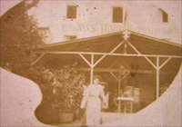 La terrasse du restaurant Houpy