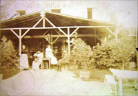 La terrasse du restaurant Houpy