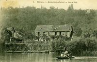 Le restaurant Jallabert (A l'Espérance),/vu de la Seine