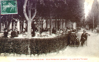 La terrasse du restaurant Jallabert