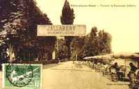 Les terrasses du restaurant Jallabert