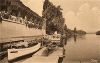 Le port du restaurant "La Pergola"