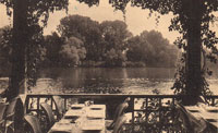 La terrasse du restaurant "La Pergola"