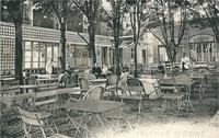 La terrasse du restaurant "La Pergola"