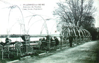La terrasse du bord de Seine/du restaurant "Les Peupliers"