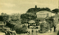 Le café-restaurant des Tilleuls,/ alors dirigé par Charles Grimardias