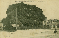 Le Sophora et l'enseigne/Hôtel-restaurant du chemin de fer et du Sophora