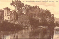 La villa "Les Charnettes" (chemin de la Nourrée),/vue de la Seine