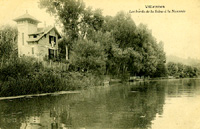 Villa du chemin de la Nourrée/vue de la Seine